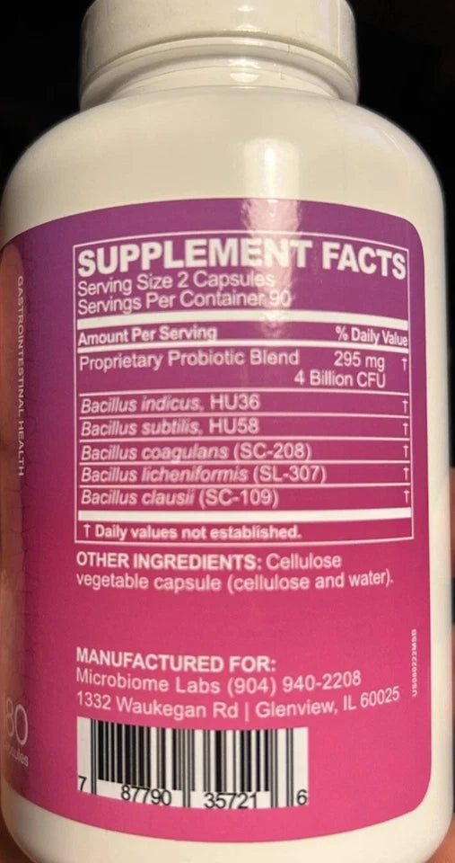 Microbiome Labs MegaSporeBiotic (180 Capsules)