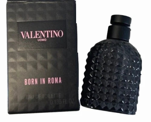 Valentino Uomo Born in Roma Eau De Toilette EDT Mini Splash Dab 4ml/0.135 oz