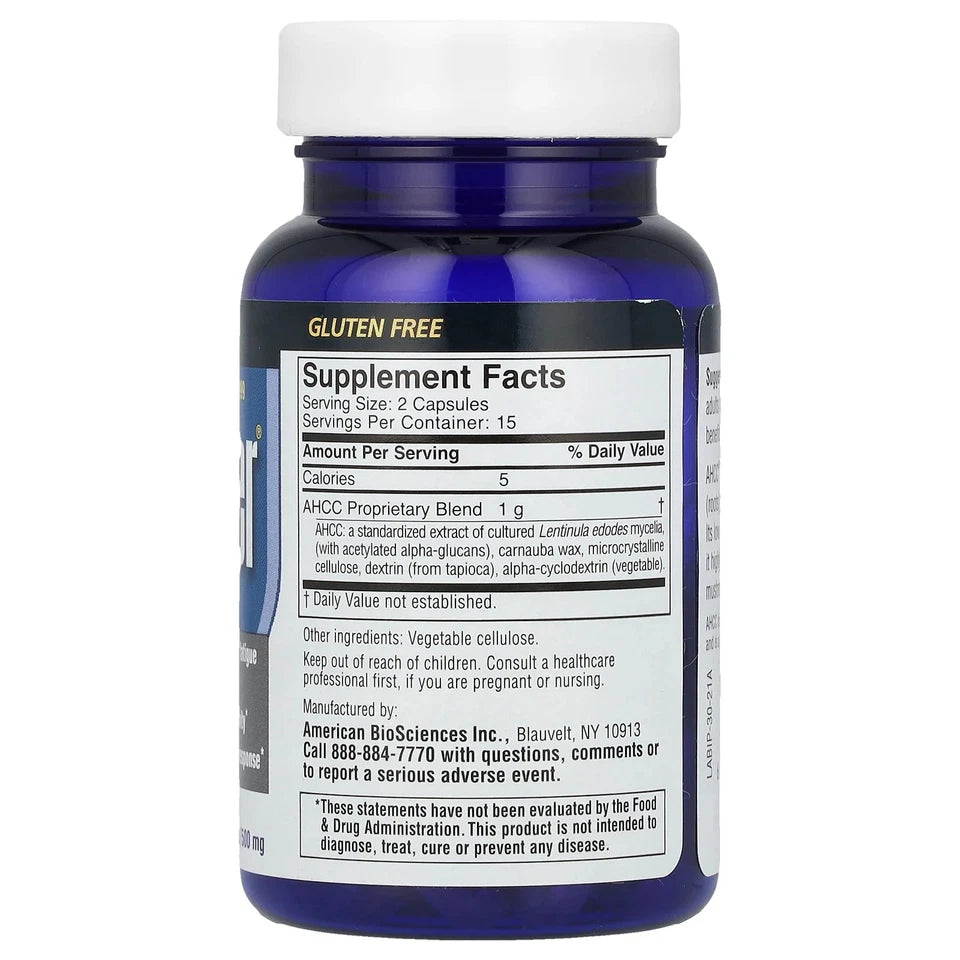 ImmPower® AHCC®, 500 mg, 30 Vegetarian Capsules