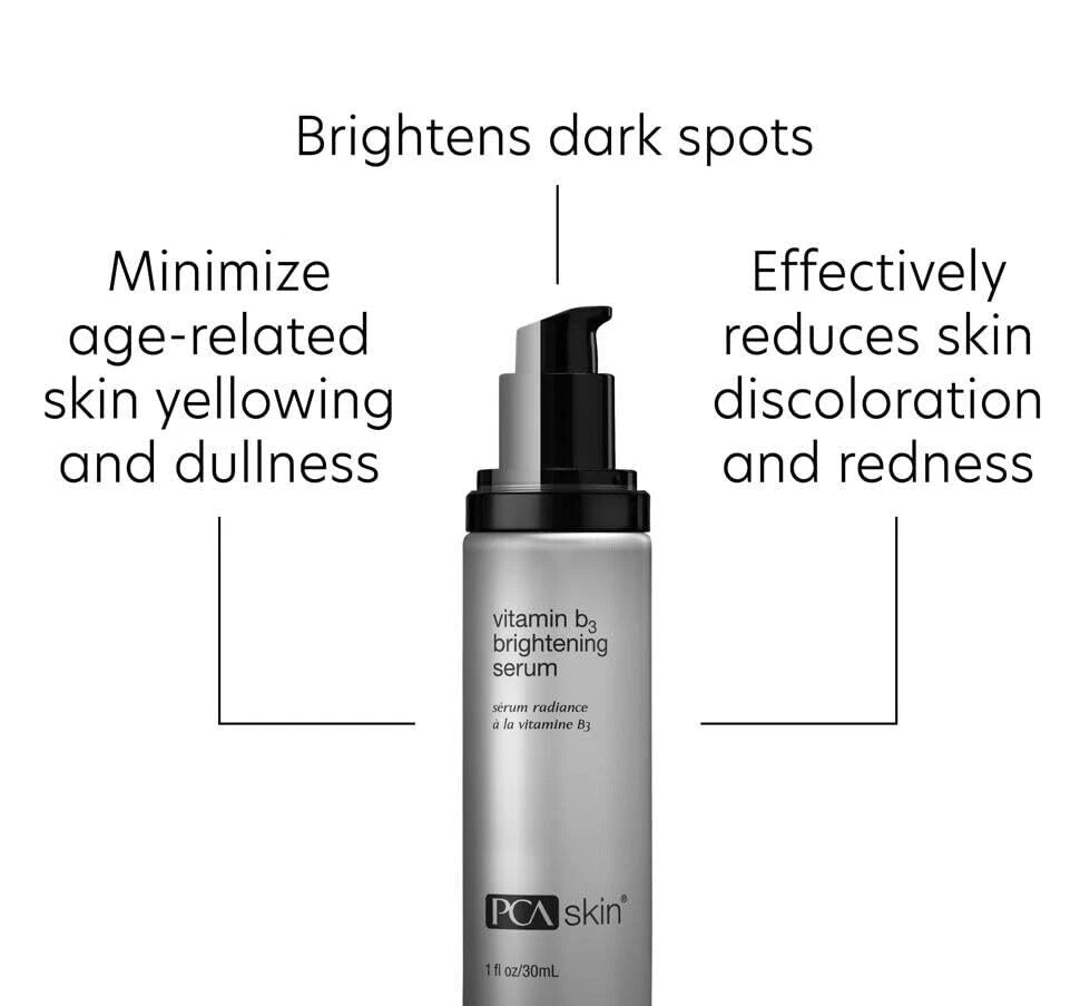 PCA Skin Vitamin B3 Brightening Serum – 1 oz / 30 mL Skin Tone & Radiance Serum