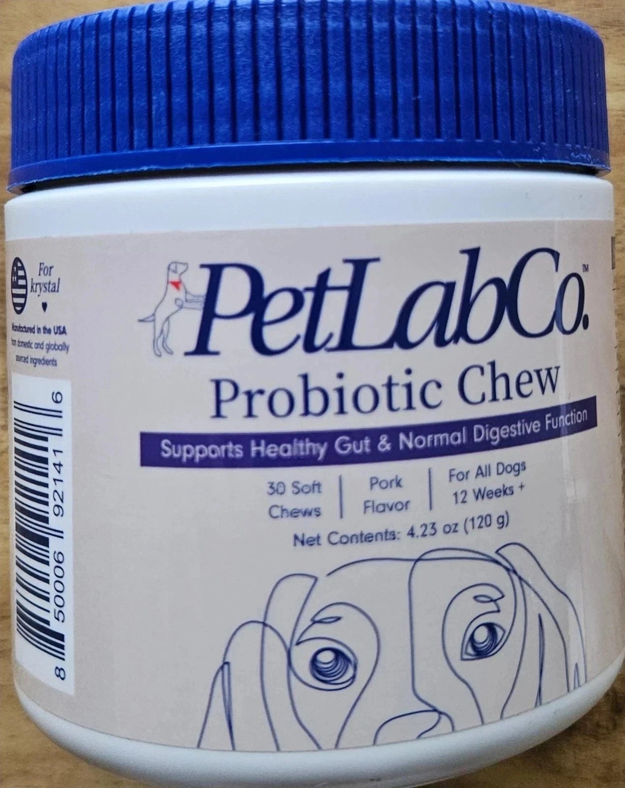 PetLab Co. Probiotics for Dogs, Support Gut Health For Dogs (30 Salmon)