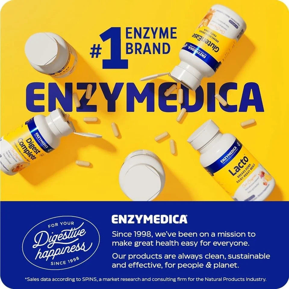 Enzymedica Digest Gold + ATPro, Maximum Strength Enzyme Formula, Fast-Acting