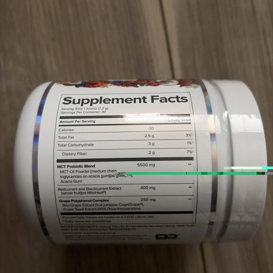 Gundry MD MCT Wellness Dietary Supplement Raspberry Weight Loss Energy