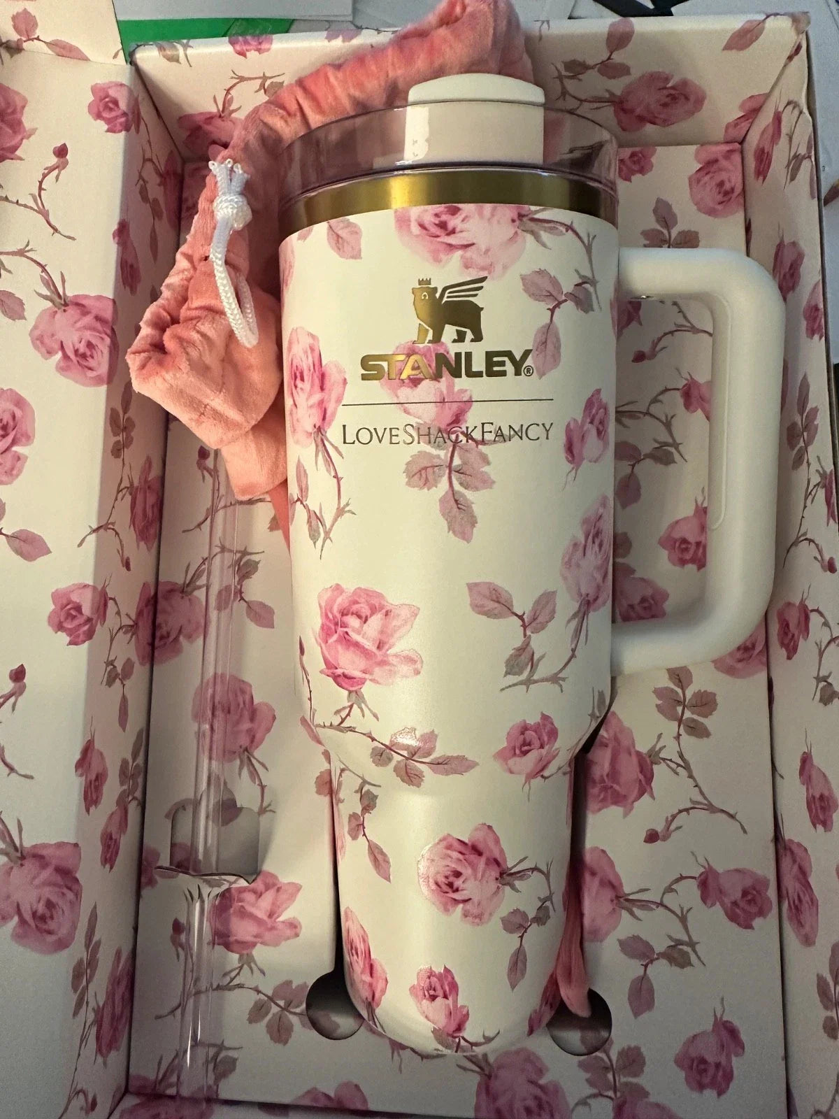 Stanley X Love Shack Fancy Ribbon Rosa 40oz