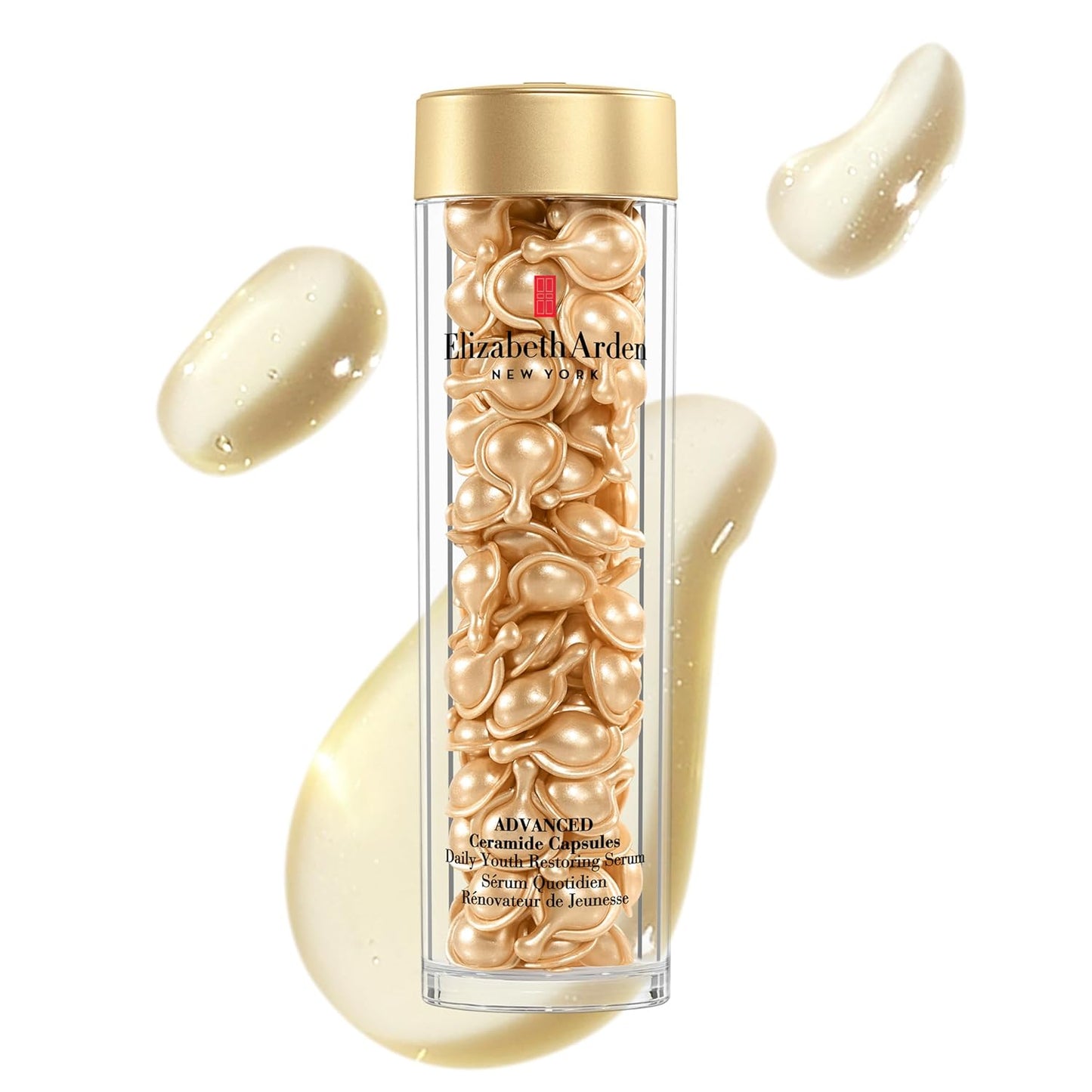 Elizabeth Arden Advanced Ceramide Face Serum Capsules, Anti-Aging Skincare, Fragrance-Free Hydrating Formula for Radiant, Firm Skin, Nourishing and Strengthening
