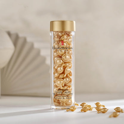 Elizabeth Arden Advanced Ceramide Face Serum Capsules, Anti-Aging Skincare, Fragrance-Free Hydrating Formula for Radiant, Firm Skin, Nourishing and Strengthening