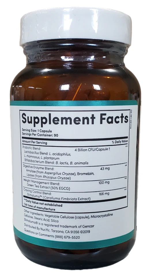 Bio-X4 Nucific Probiotic All Natural Weight Loss Metabolism Boost Best Bio x4