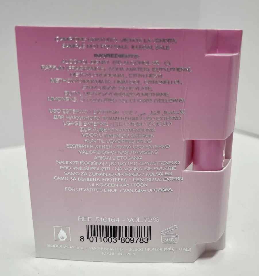 Versace Bright Crystal Eau de Toilette EDT Spray Sample Vial Mini .03oz