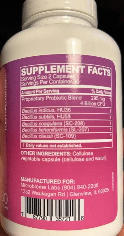 Microbiome Labs MegaSporeBiotic (180 Capsules)