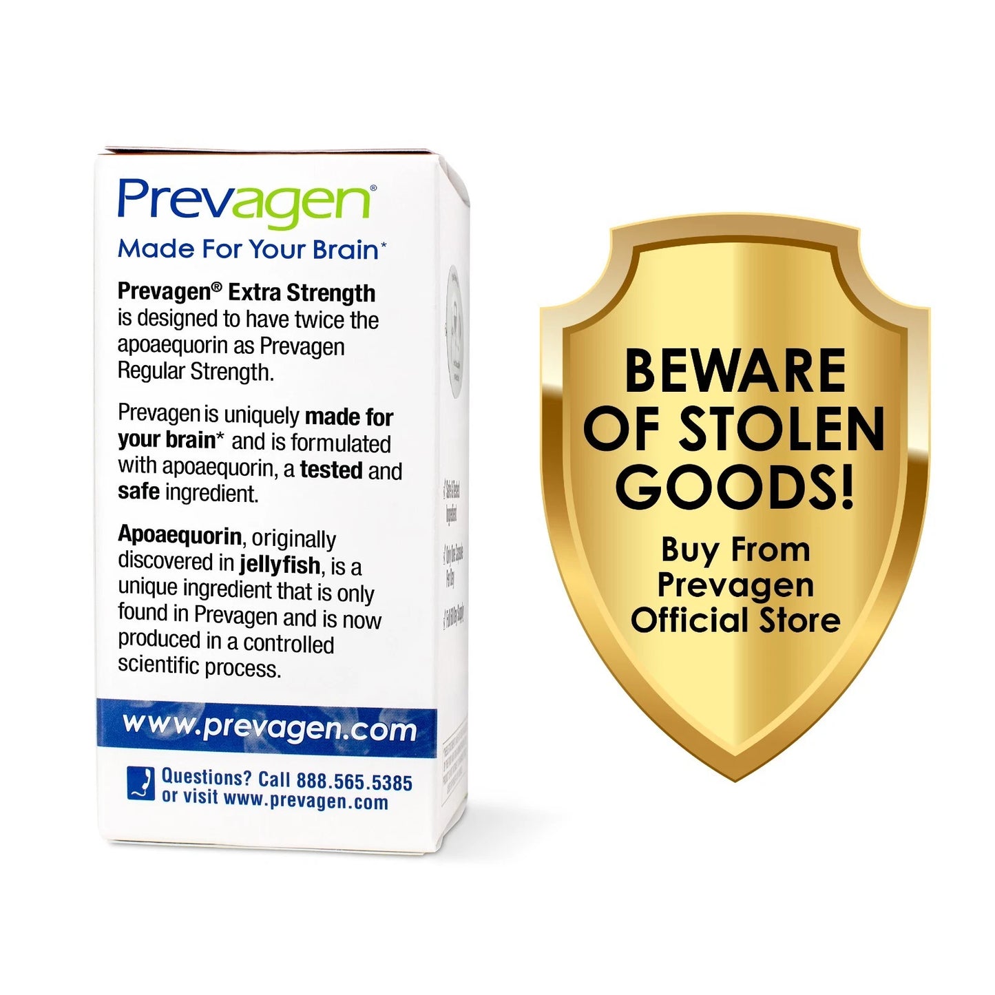 Extra Strength Memory Support Capsules – 20mg Formula, 60 Capsules (2 Pack)