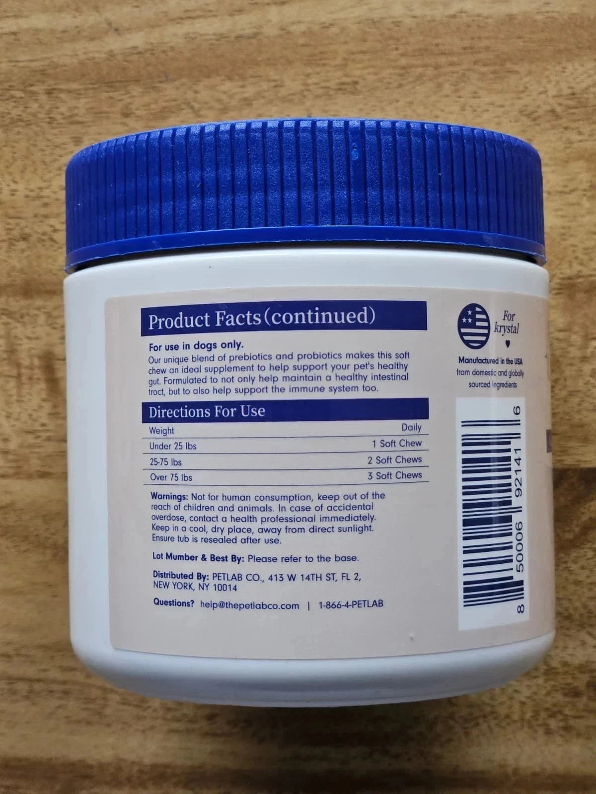 PetLab Co. Probiotics for Dogs, Support Gut Health For Dogs (30 Salmon)