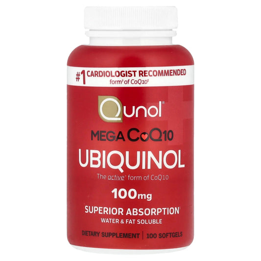 Mega CoQ10 Ubiquinol, 100 mg, 100 Softgels