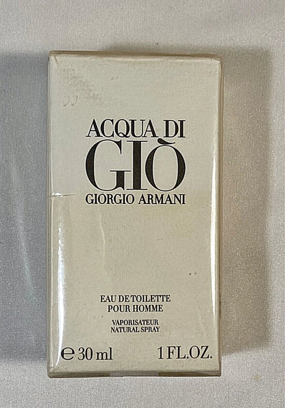 ACQUA DI GIO Men by Giorgio Armani-EDT 1oz 30ml Spray-NEW-SEALED-Genuine-FRANCE