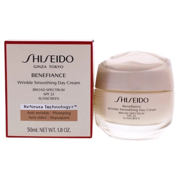 Shiseido Benefiance Wrinkle Smoothing Day Cream SPF 23 1.8oz - 50ml