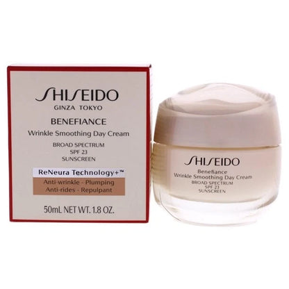 Shiseido Benefiance Wrinkle Smoothing Day Cream SPF 23 1.8oz - 50ml