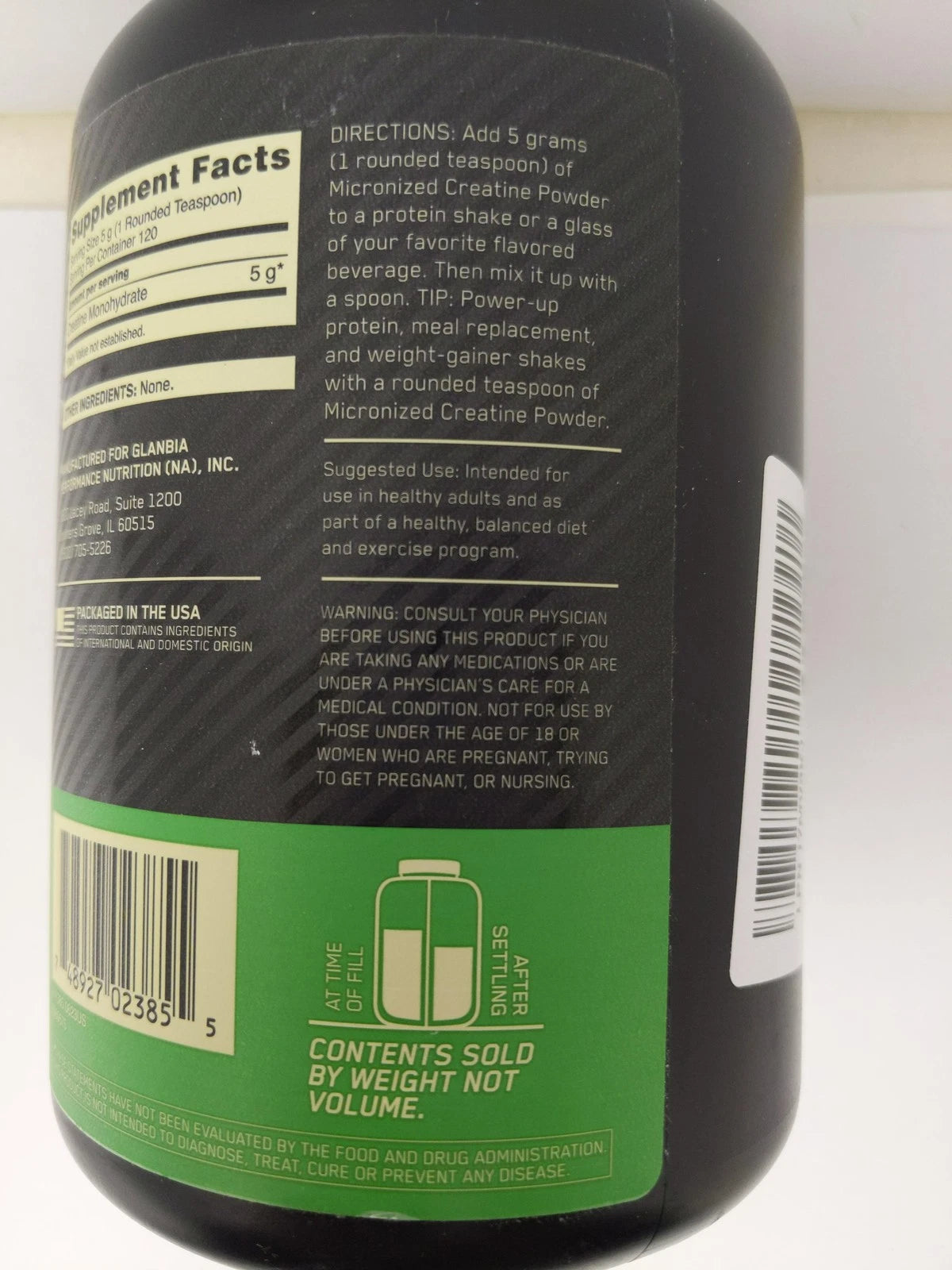 Optimum Nutrition, Micronized Creatine Powder, Unflavored, 10.6 oz (300 g)