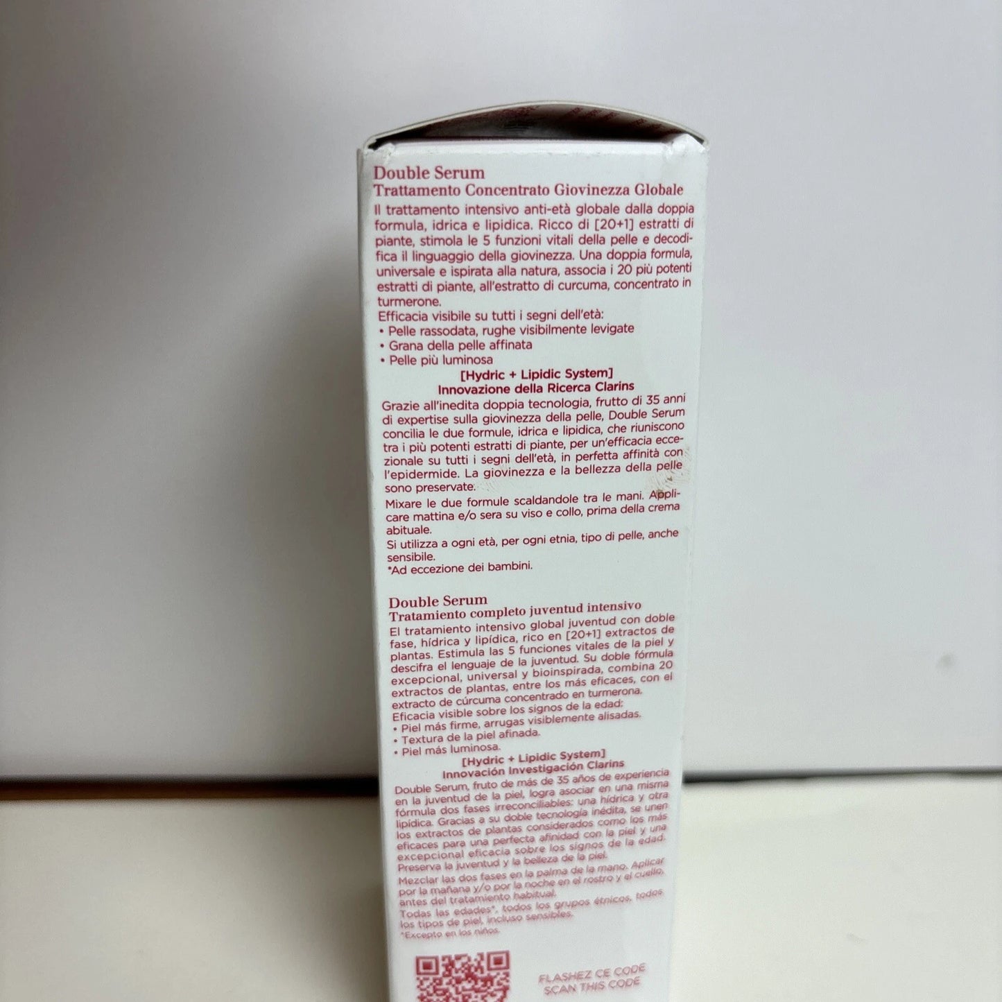 Clarins Double Serum Complete Age Control Concentrate 1oz