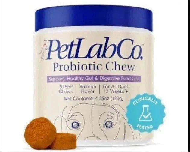 PetLab Co. Probiotics for Dogs, Support Gut Health For Dogs (30 Salmon)