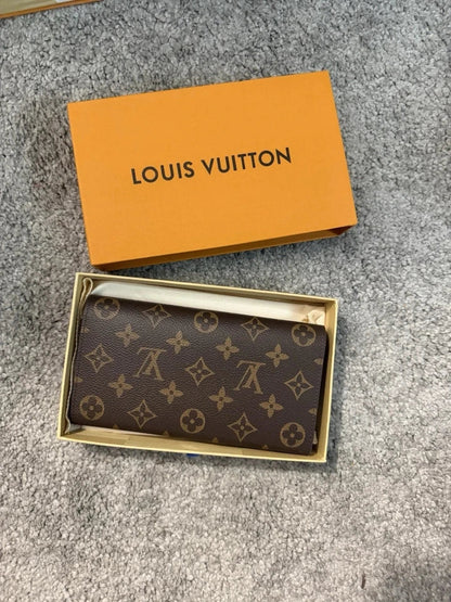 Louis Vuitton Wallet Portefeuille Sarah Monogram Brown Long Wallet