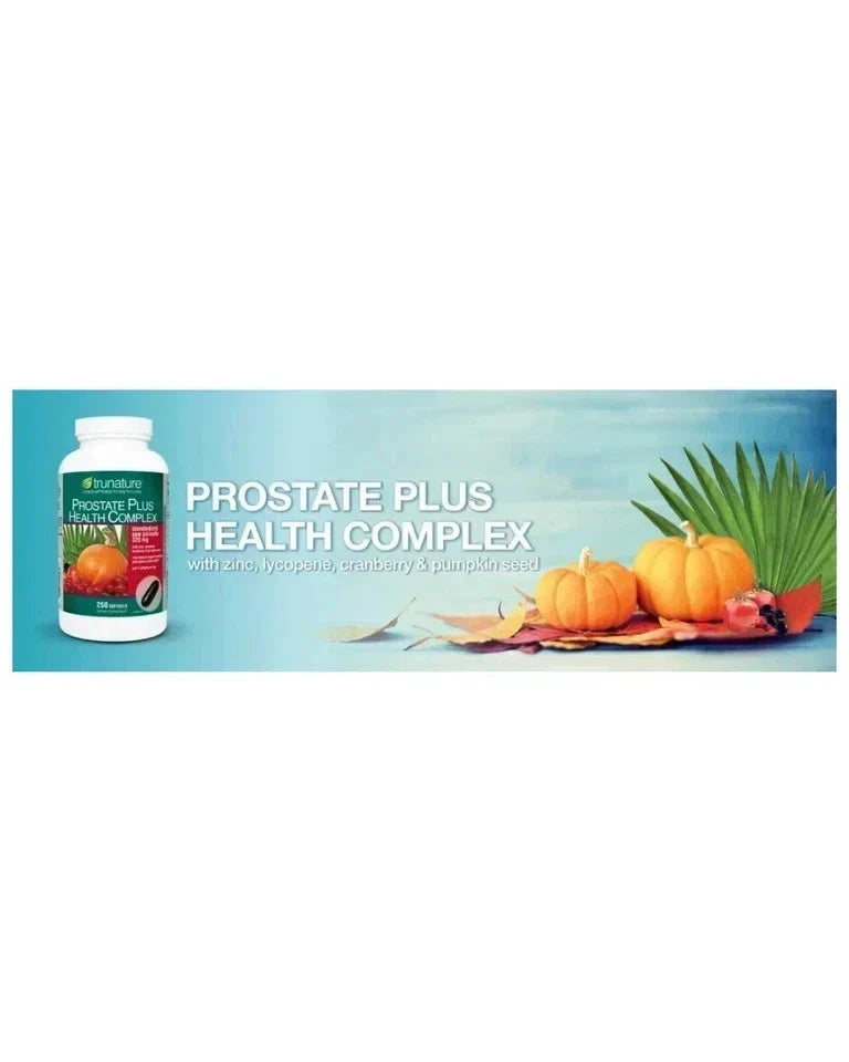 Trunature PROSTATE PLUS HEALTH COMPLEX Saw Palmetto with Zinc 250 Softgels caps