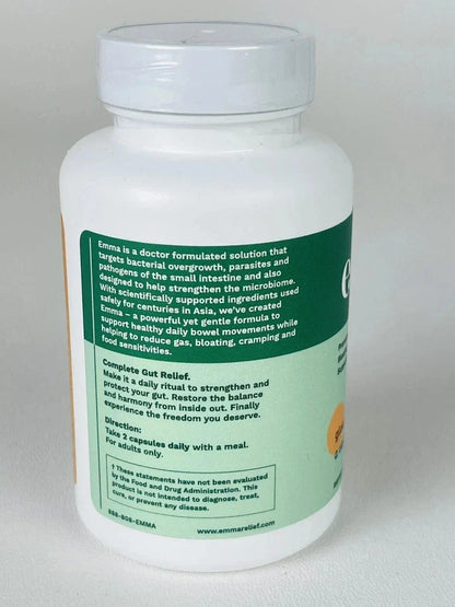 Emma Relief Supplement Konsciens Keto for Gut Bloating 60 Capsules